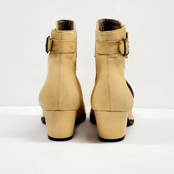 FREE PEOPLE Belleville Ankle Bootie natural Sz 37 - Picture 6 of 7